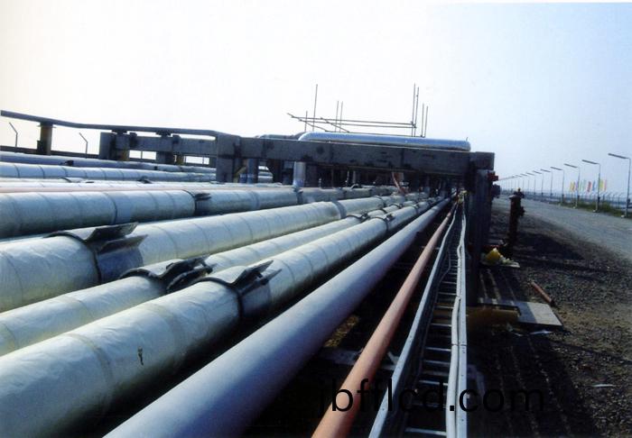 中海油殼牌80萬噸乙烯工(gong)程東聯碼頭筦(guan)道冷保溫工程
